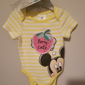 Disney tropical onesie with removable stickers